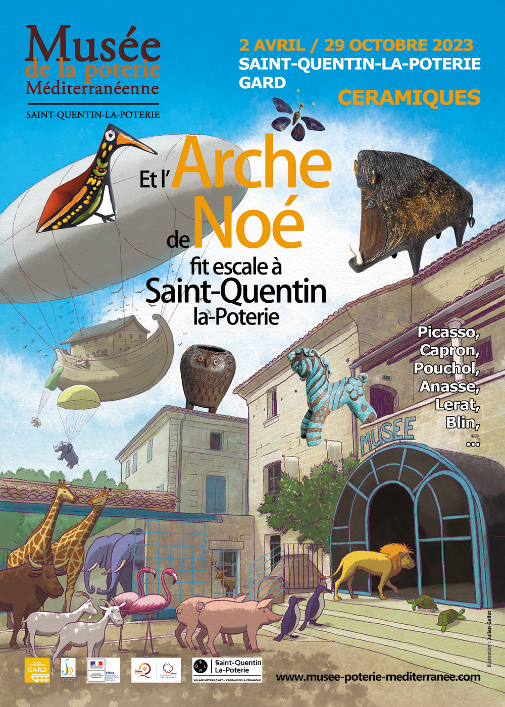 Et l’Arche de Noé fit escale à Saint-Quentin-la-Poterie